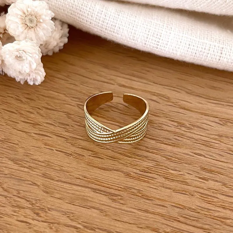 Bague "Aya" acier