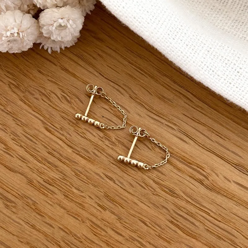 Boucles d'oreilles "Binta" plaqué or
