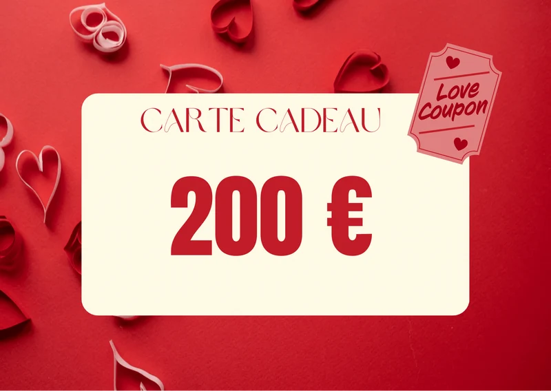 CARTE CADEAU 200 EUROS