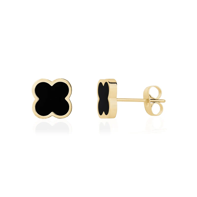 Clous d'oreilles trèfle classique