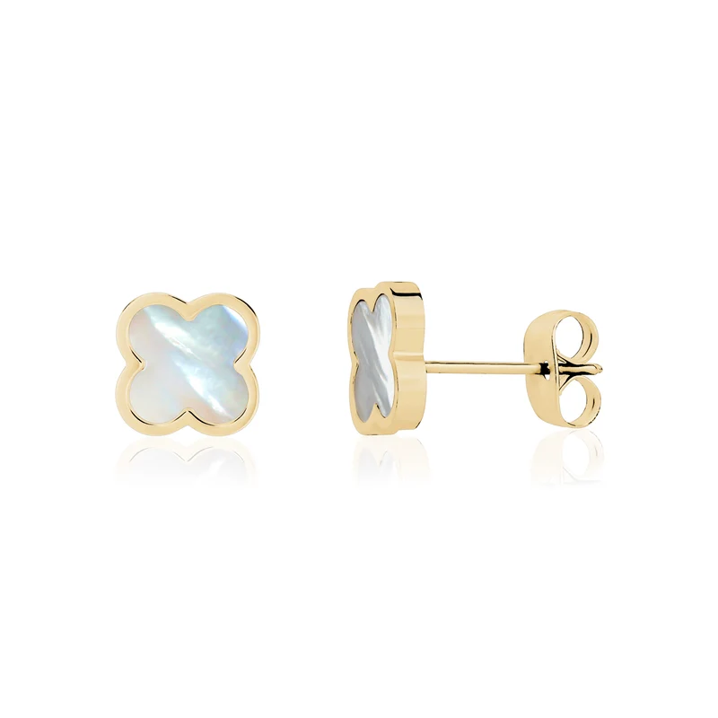 Clous d'oreilles trèfle classique