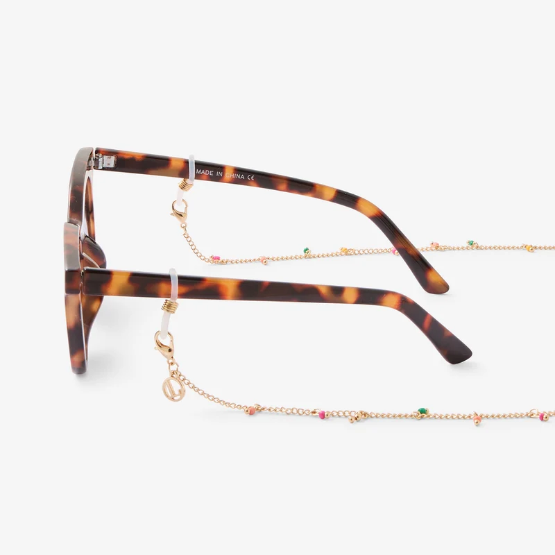 Chaine de lunettes à facettes