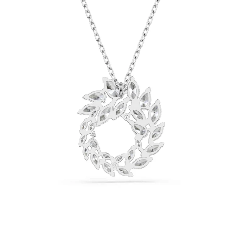 Swarovski Collier Mesmera Glam argenté avec pendentif rond 5759837