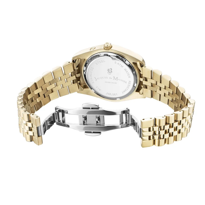 Jacques du Manoir Inspiration Multifunction Montre Unisexe en Acier Doré JWN06103