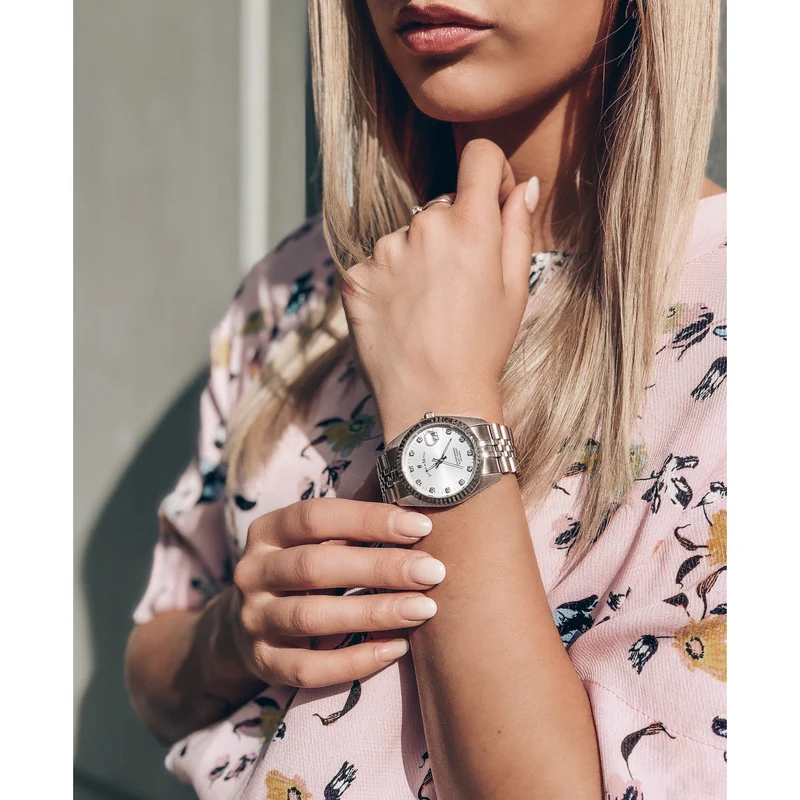 Jacques du Manoir Inspiration Femmes Montre Argent NRO.01