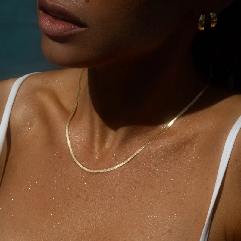 Mockberg Thin Snake Necklace MO577