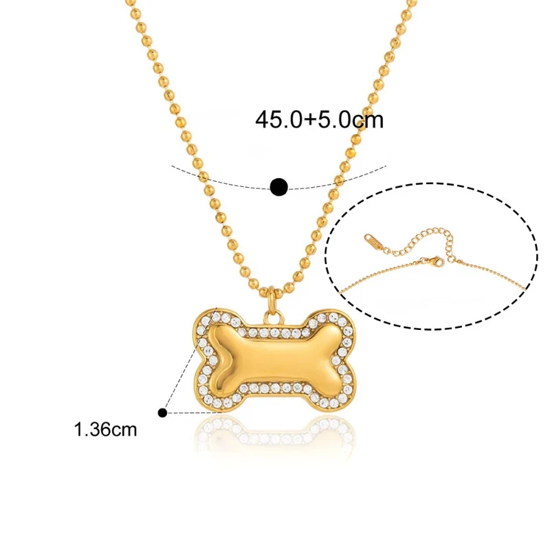 Collier Os de Chien Femme