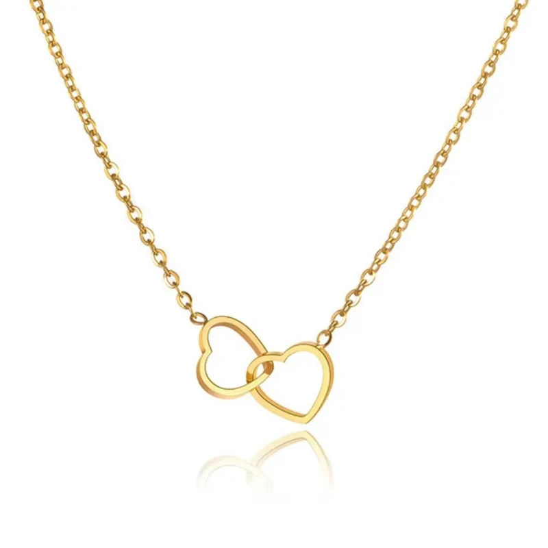 Collier Deux Coeurs
