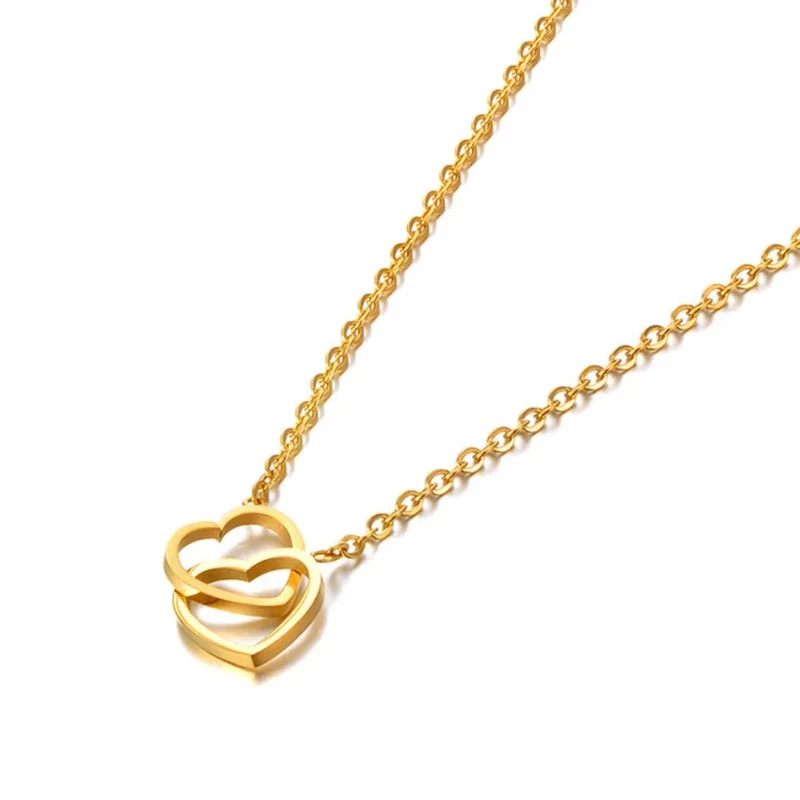 Collier Deux Coeurs