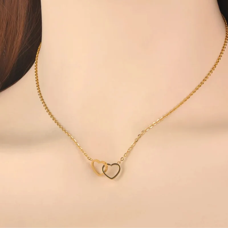 Collier Deux Coeurs