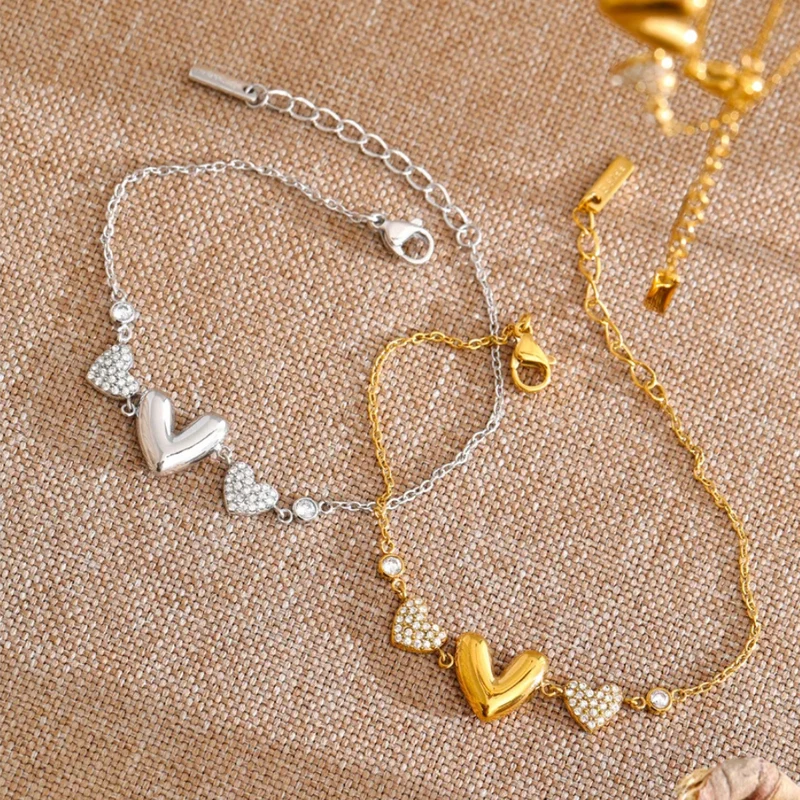 Bracelet Triple Coeur