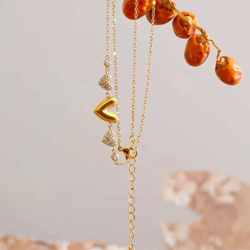 Collier Triple Coeur