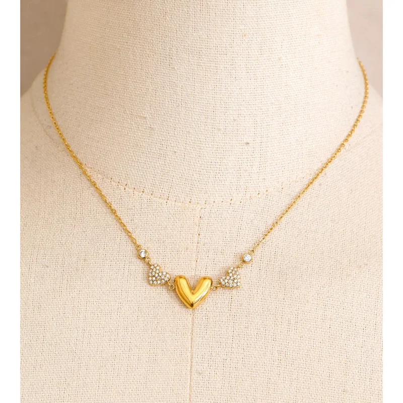 Collier Triple Coeur