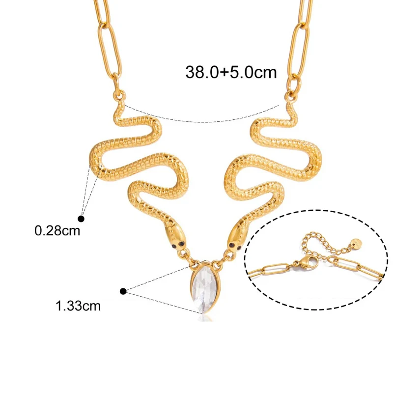 Collier Serpent Diamant