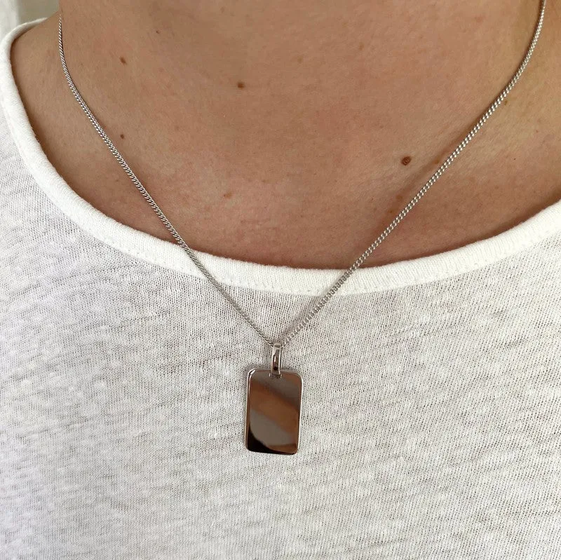 Pendentif "Riley" argent