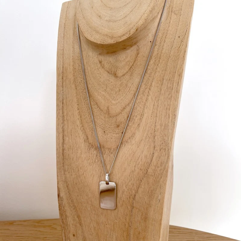 Collier "Riley" argent