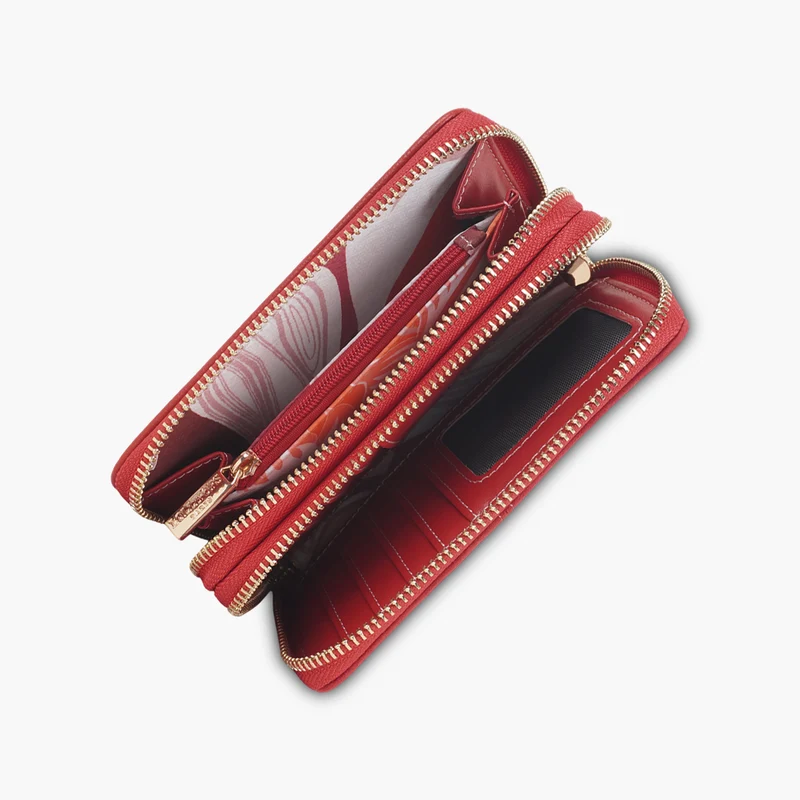 Portefeuille rouge Shirley