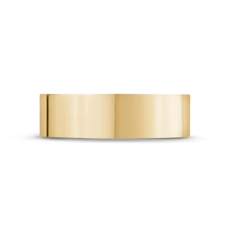 Jonc mariage plat 6mm