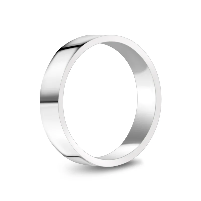 Jonc mariage plat 5mm