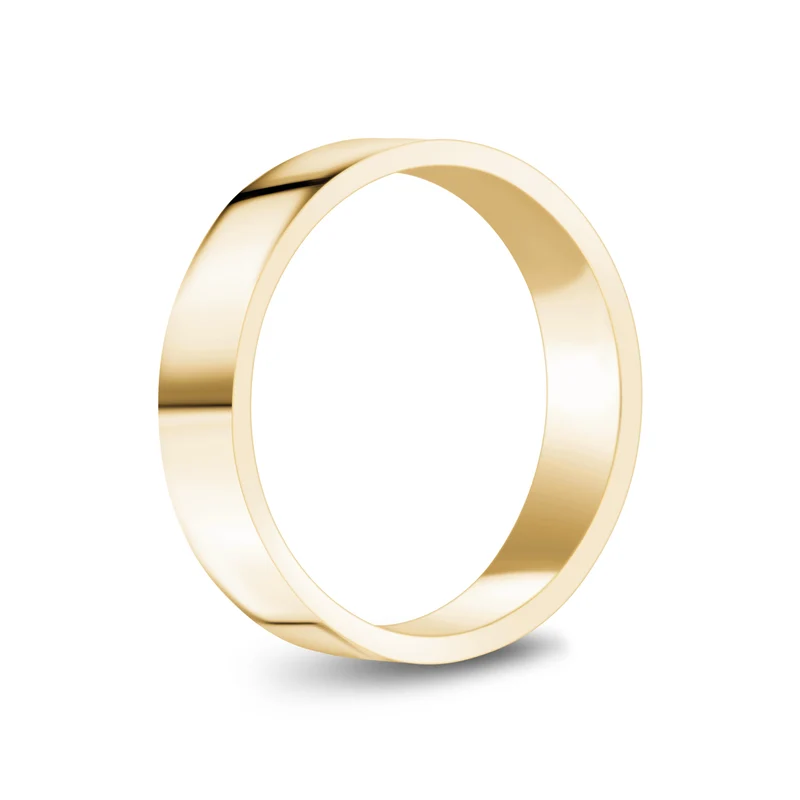 Jonc mariage plat 5mm