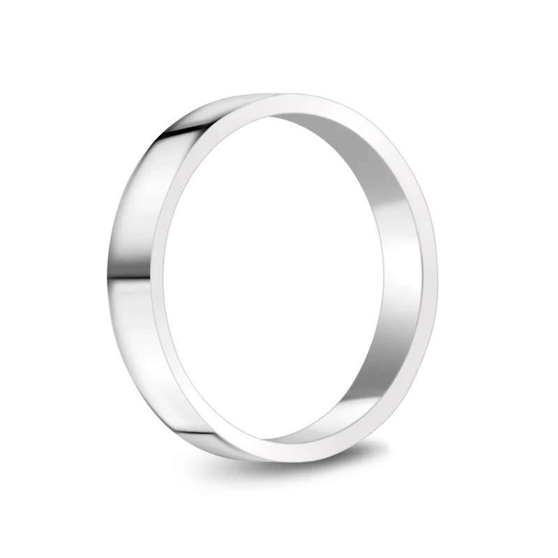 Jonc mariage plat 4mm