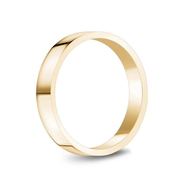 Jonc mariage plat 4mm