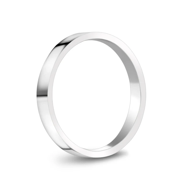 Jonc mariage plat 3mm