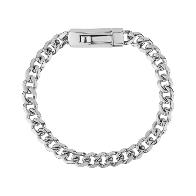 Bracelet à maillons cubains de 7 mm