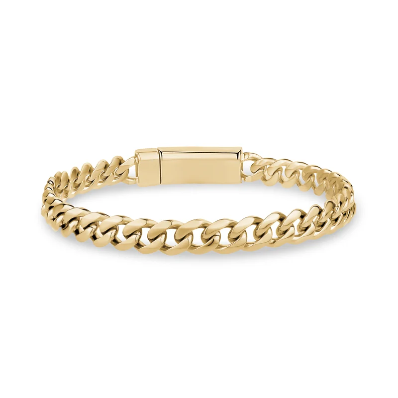 Bracelet à maillons cubains de 7 mm