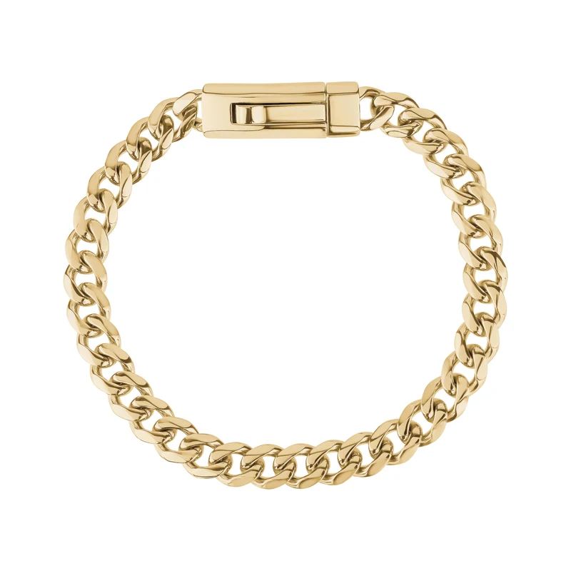 Bracelet à maillons cubains de 7 mm