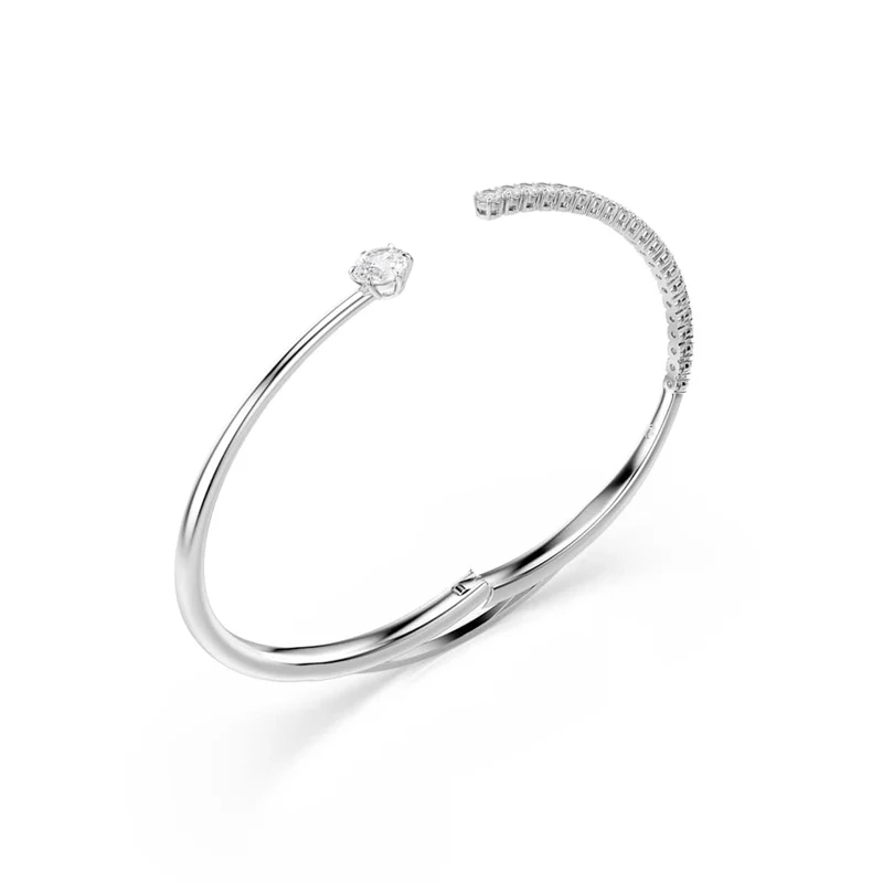 Swarovski Bracelet ouvert Matrix Crash argenté 5753569