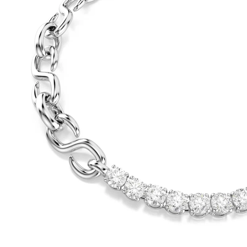 Swarovski Bracelet de tennis Matrix à maillons argentés 5753926