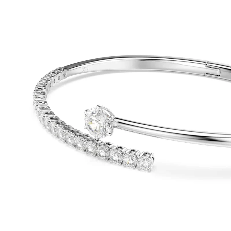 Swarovski Bracelet ouvert Matrix Crash argenté 5753571