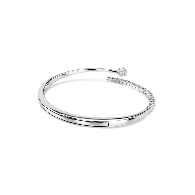 Swarovski Bracelet ouvert Matrix Crash argenté 5753571