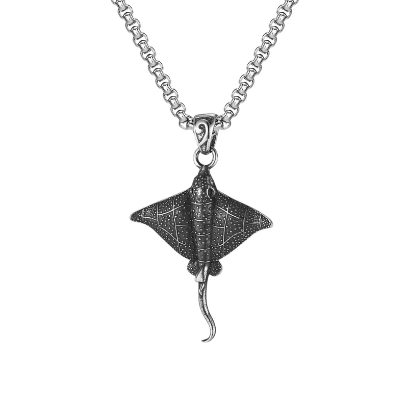Collier Pendentif Raie Manta