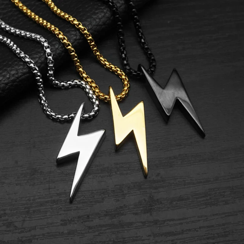 Collier Pendentif Éclair