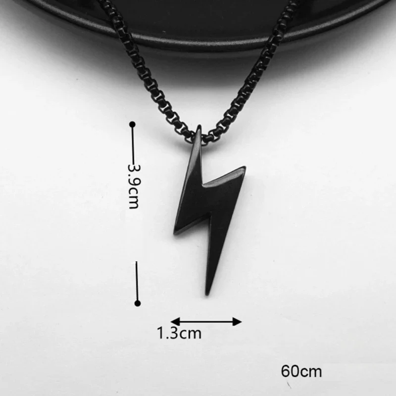 Collier Pendentif Éclair