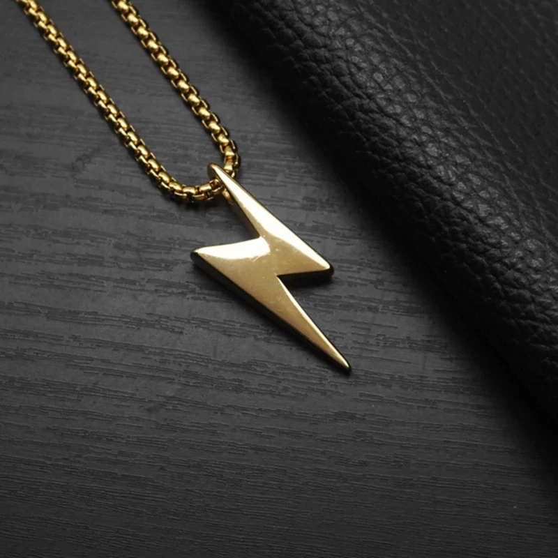 Collier Pendentif Éclair