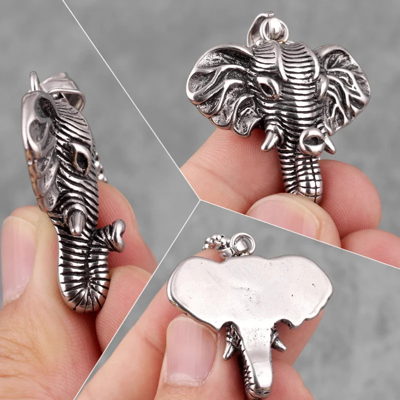 Collier Éléphant Homme