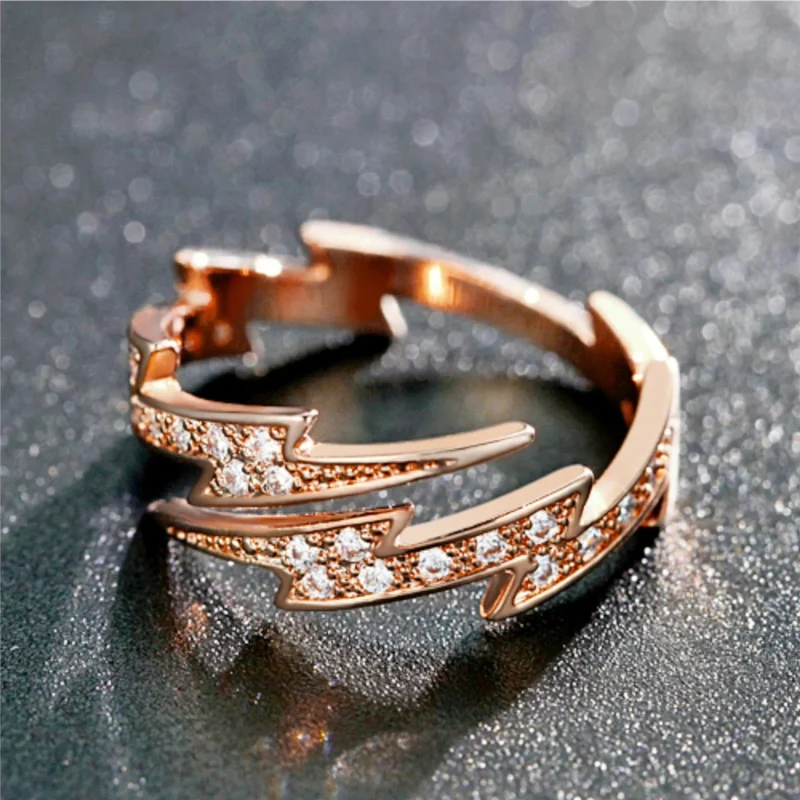 Bague Éclair Rose