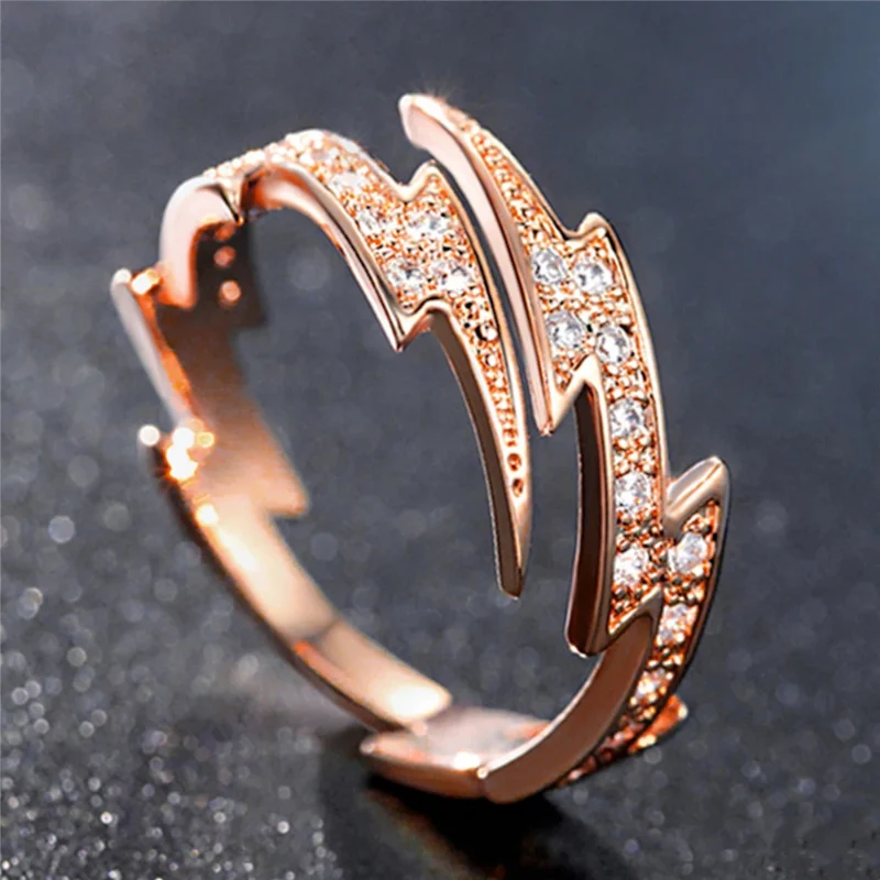Bague Éclair Rose