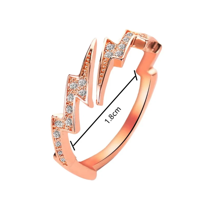 Bague Éclair Rose