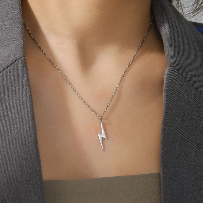 Collier Éclair Femme