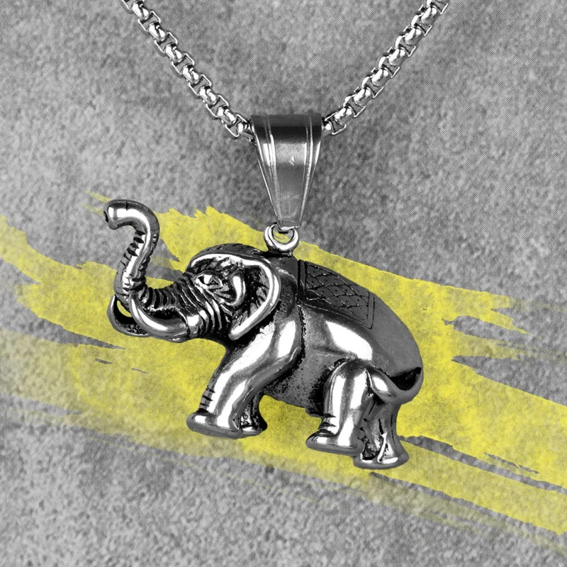 Collier pendentif Éléphant