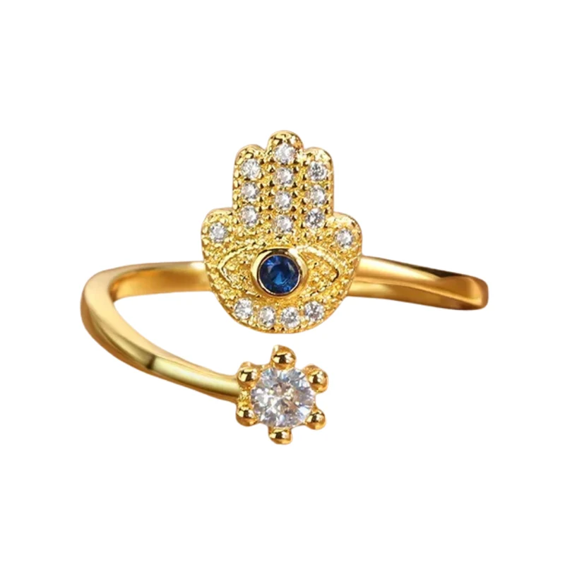 Bague Main de Fatma Diamant