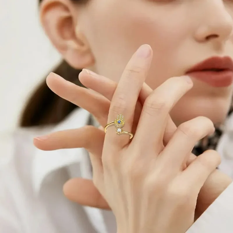 Bague Main de Fatma Diamant