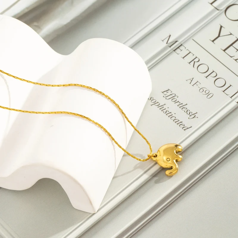 Collier Éléphant Femme