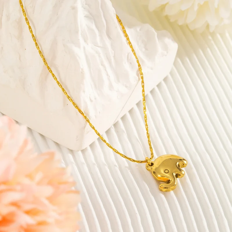 Collier Éléphant Femme