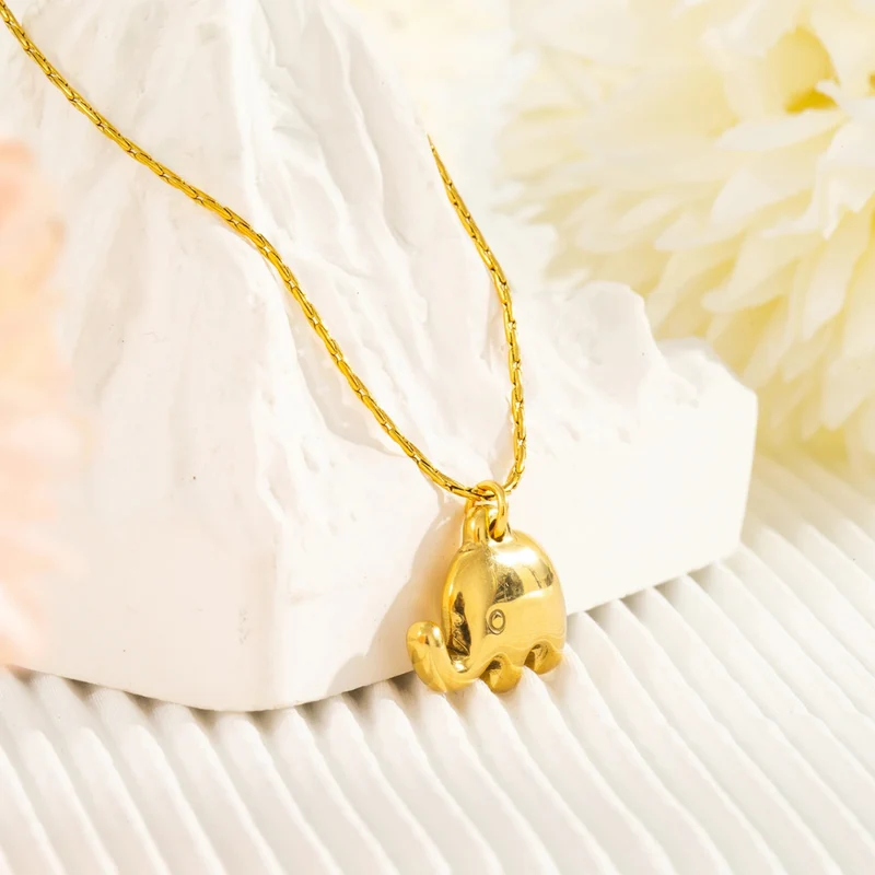Collier Éléphant Femme
