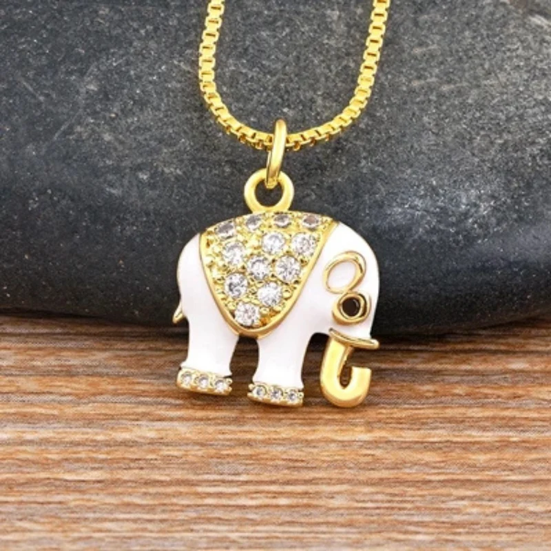 Collier Éléphant Couleurs